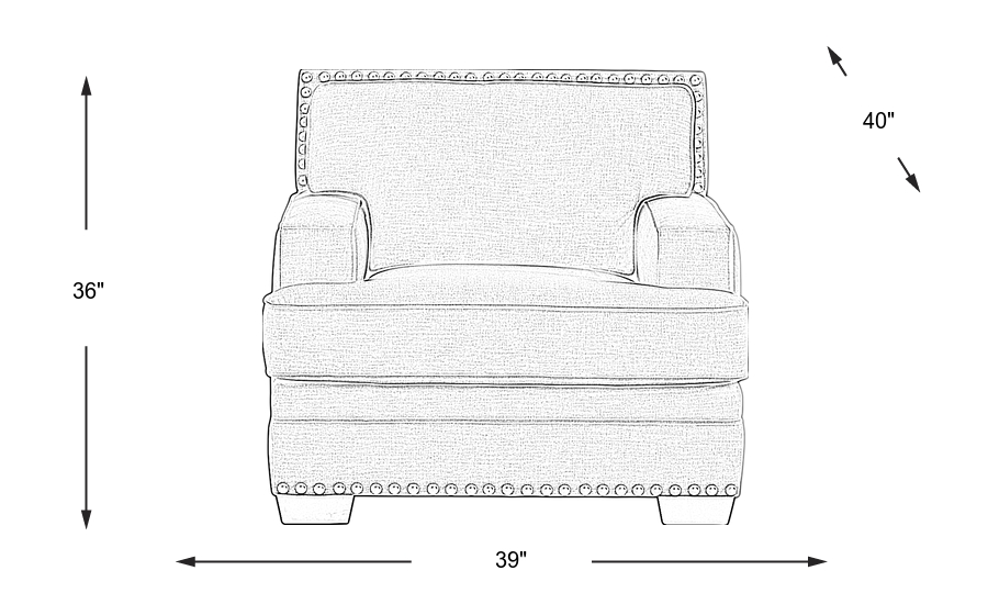 Dimension Image. Please refer to the Dimension Tab on this page for dimension details.