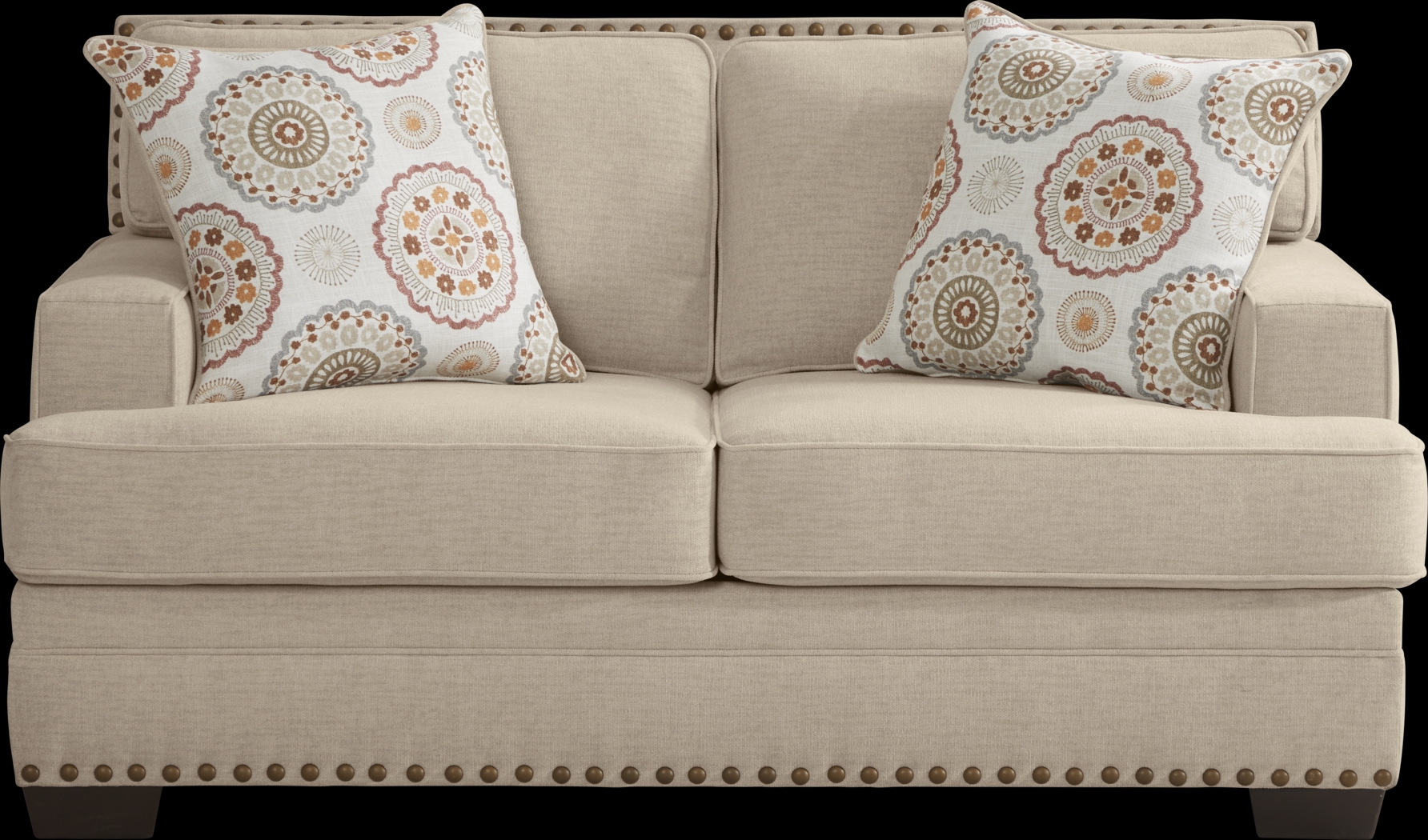 Reno Hills Beige Loveseat - Thumbnail - Image 1