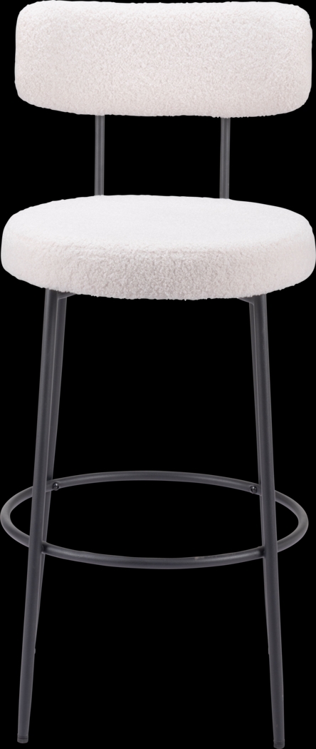 Rentz White Barstool, Set of 2 - Thumbnail - Image 5
