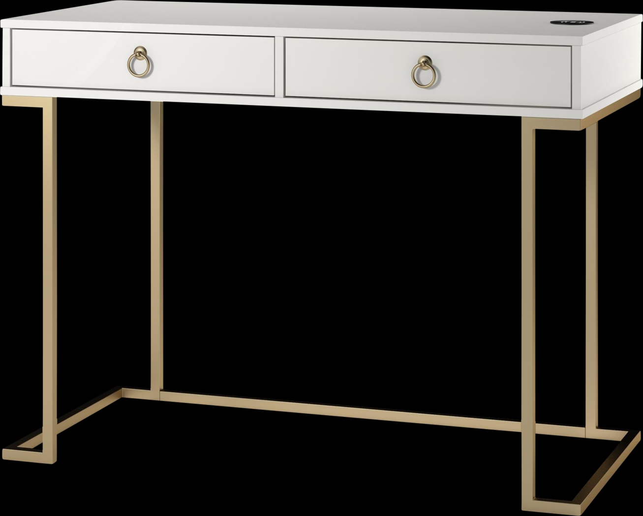 Reppert White Desk - Thumbnail - Image 2