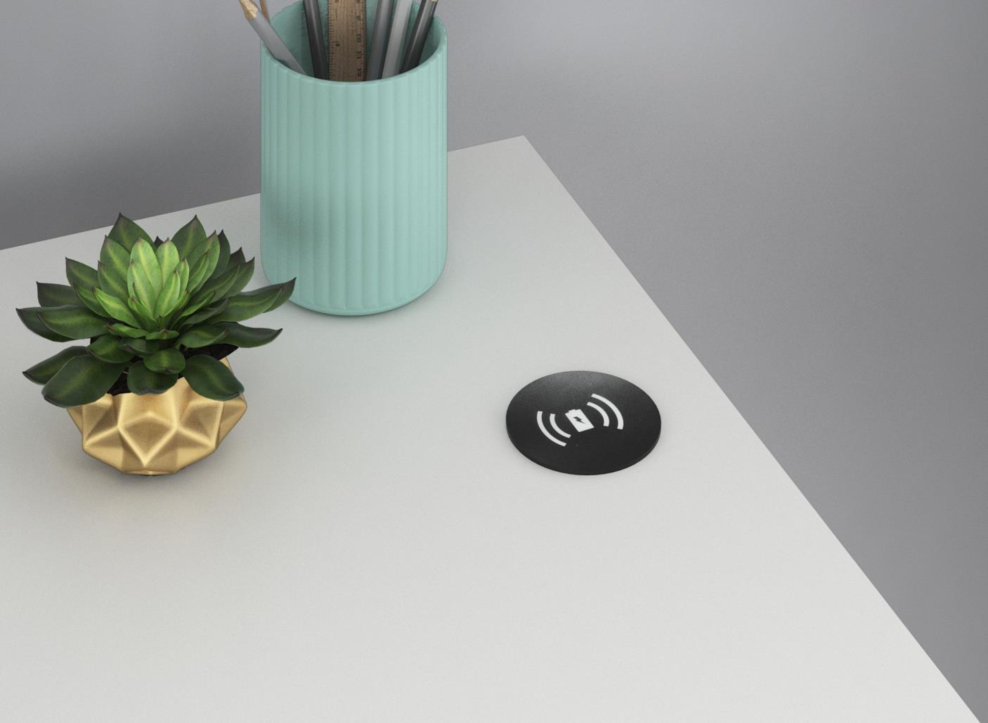 Reppert White Desk - Thumbnail - Image 3