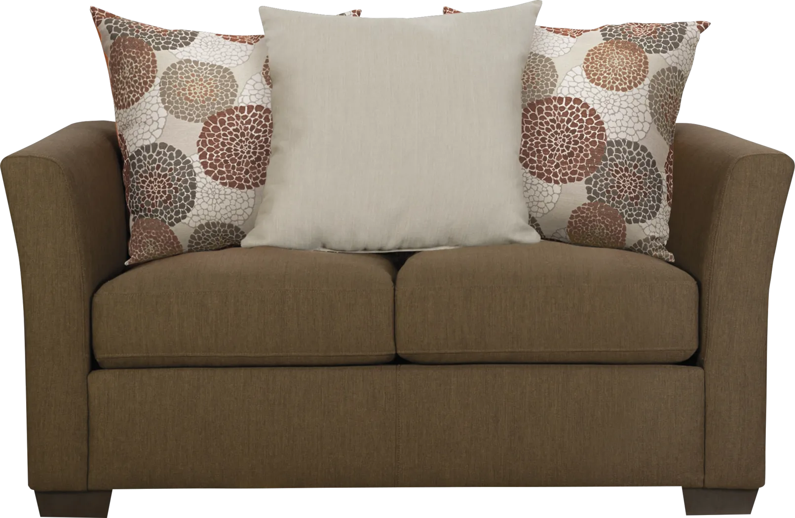 Resa Brown Loveseat - Thumbnail - Image 1