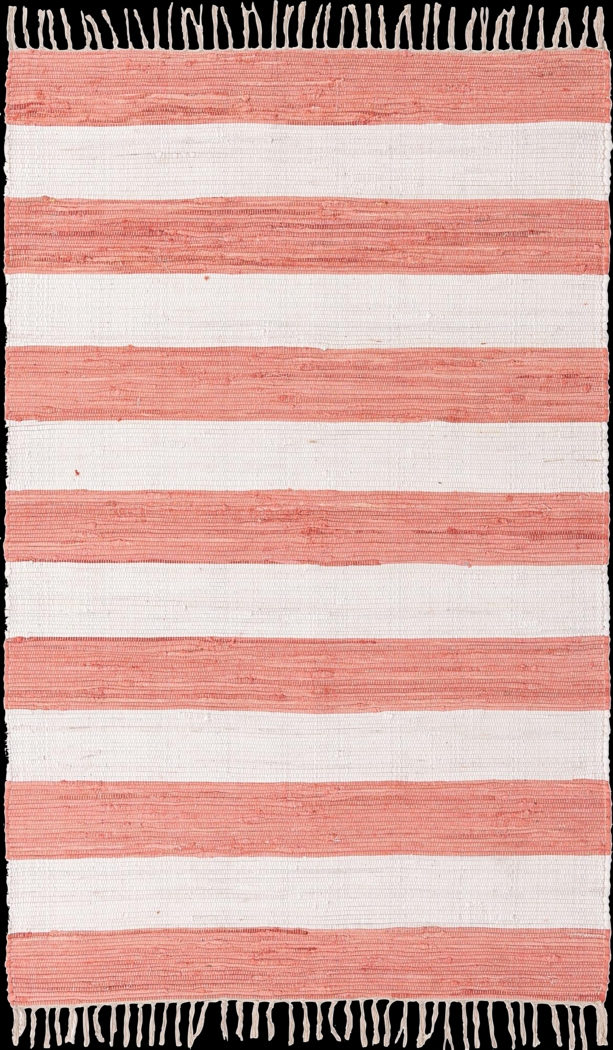 Reshay Coral 5'1 x 8' Rug - Thumbnail - Image 1