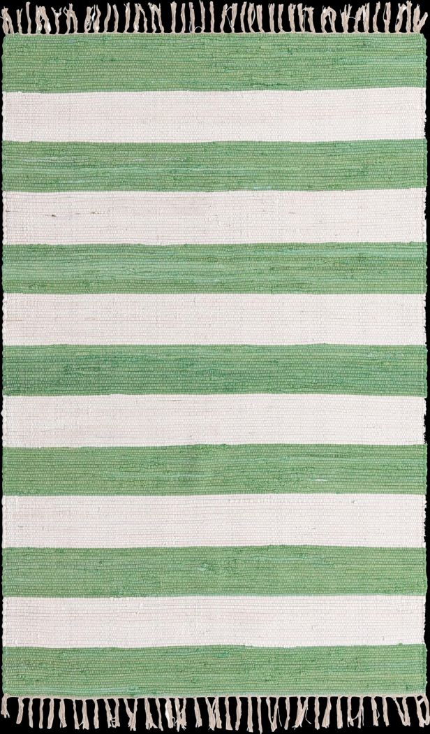 Reshay Green 5'1 x 8' Rug - Thumbnail - Image 1