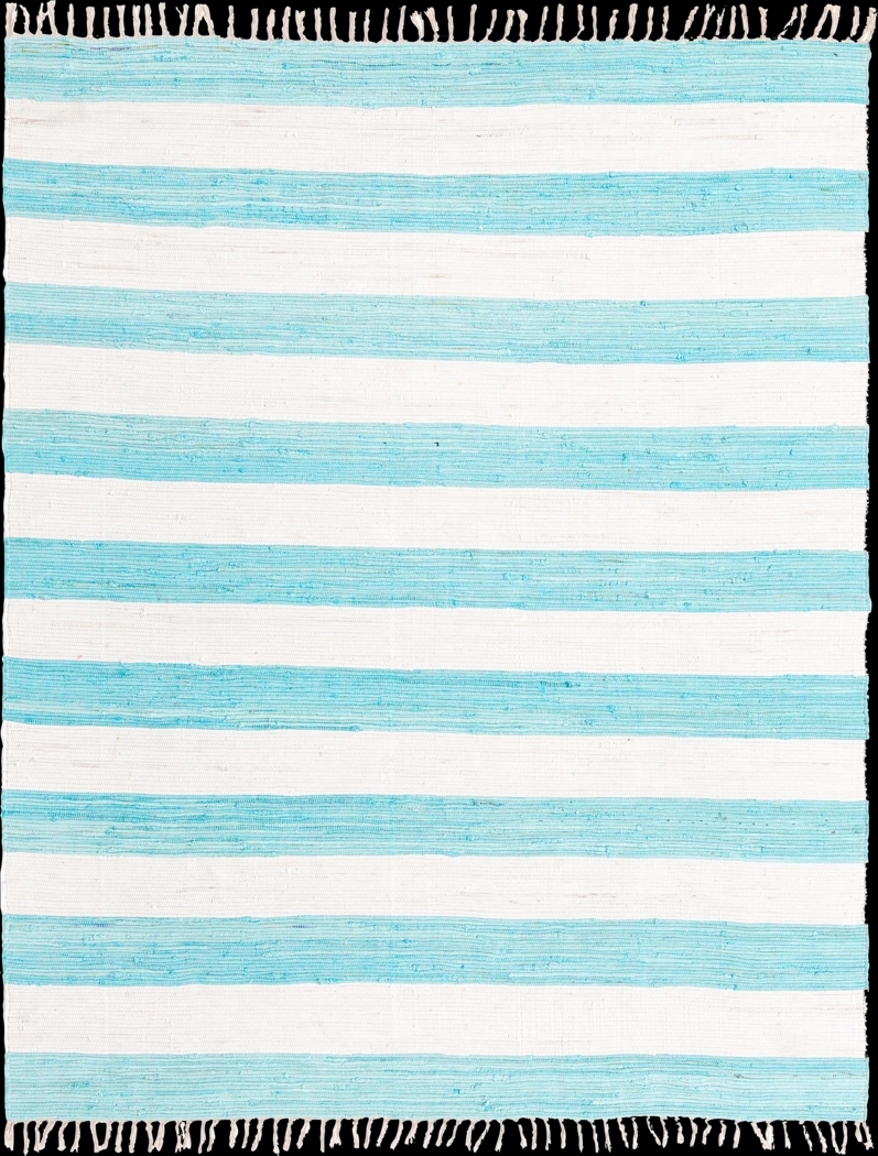 Reshay Turquoise 7'10 x 10' Rug - Thumbnail - Image 1