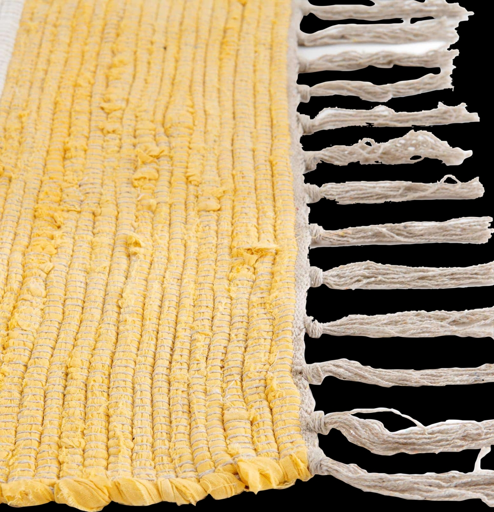 Reshay Yellow 5'1 x 8' Rug - Thumbnail - Image 4