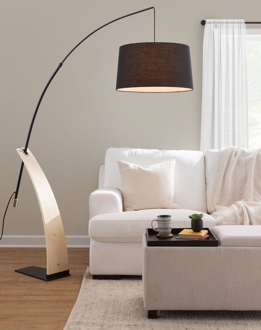 Restgate Black Floor Lamp - Thumbnail - Image 4