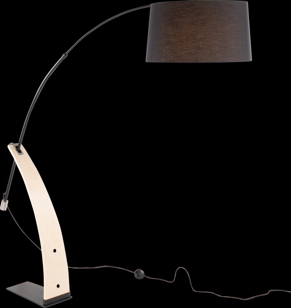 Restgate Black Floor Lamp - Thumbnail - Image 5