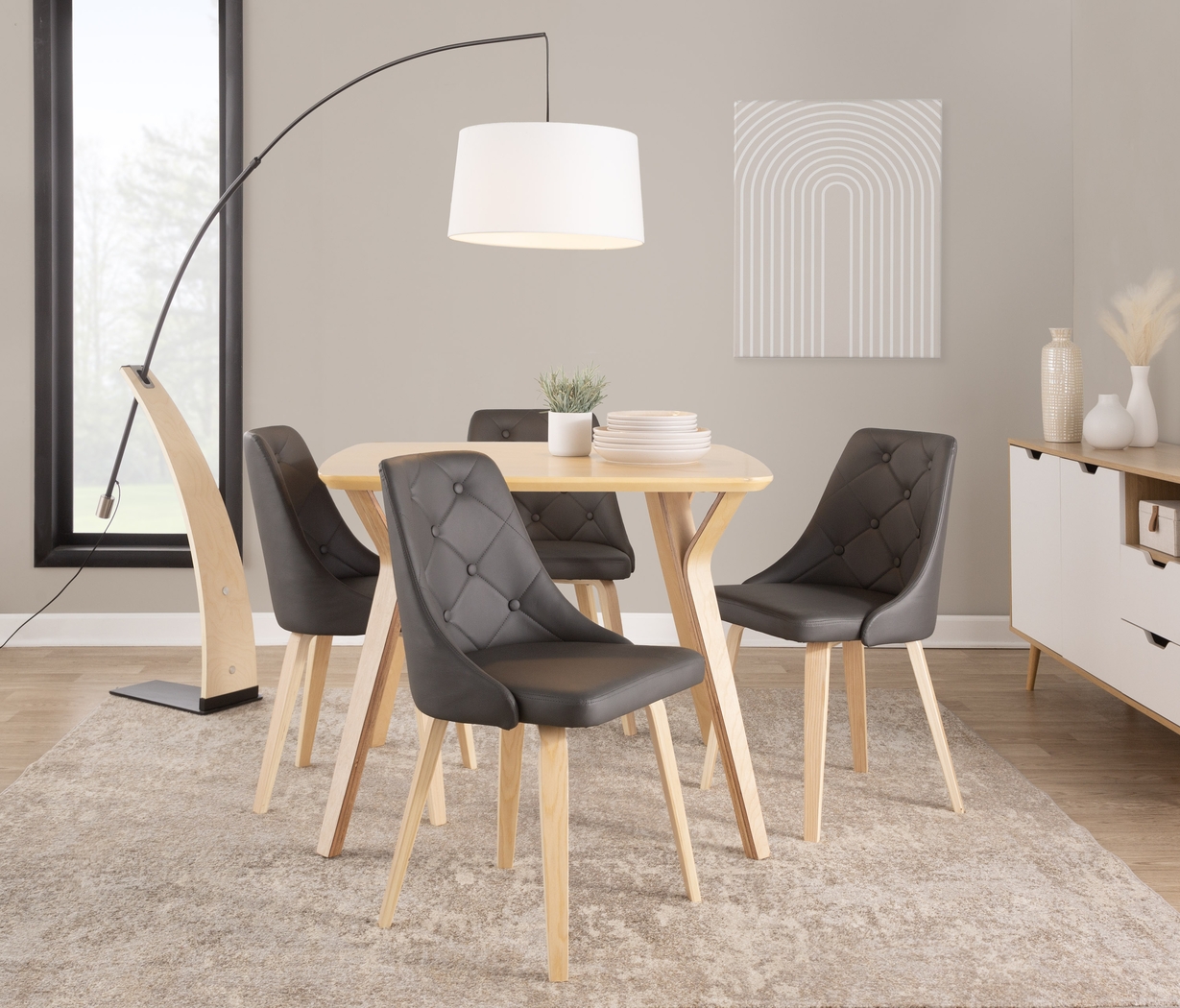 Restgate Natural Floor Lamp - Thumbnail - Image 3