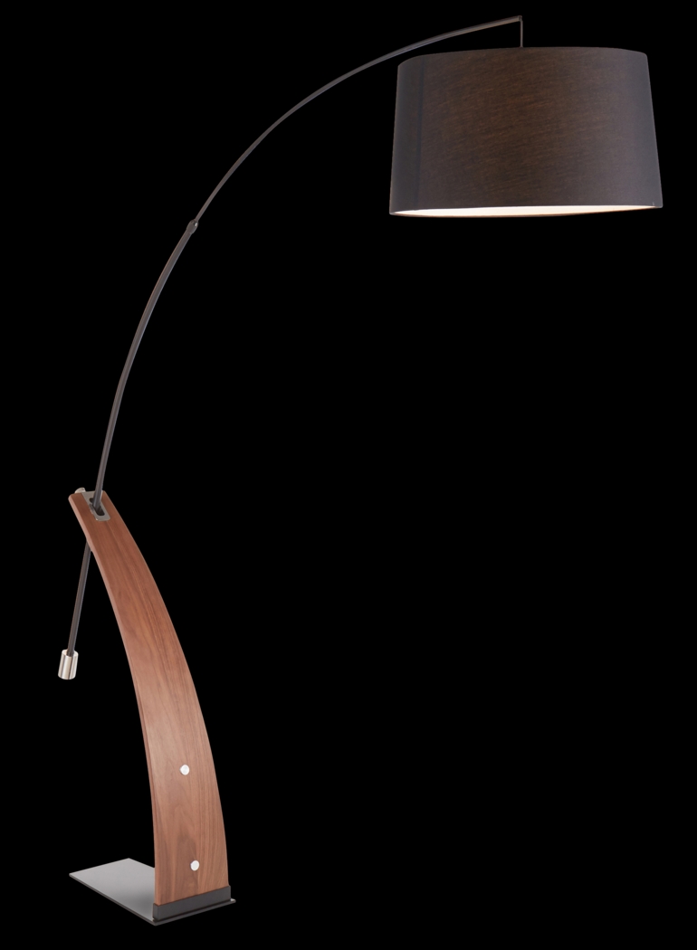 Restgate Walnut Floor Lamp - Thumbnail - Image 2