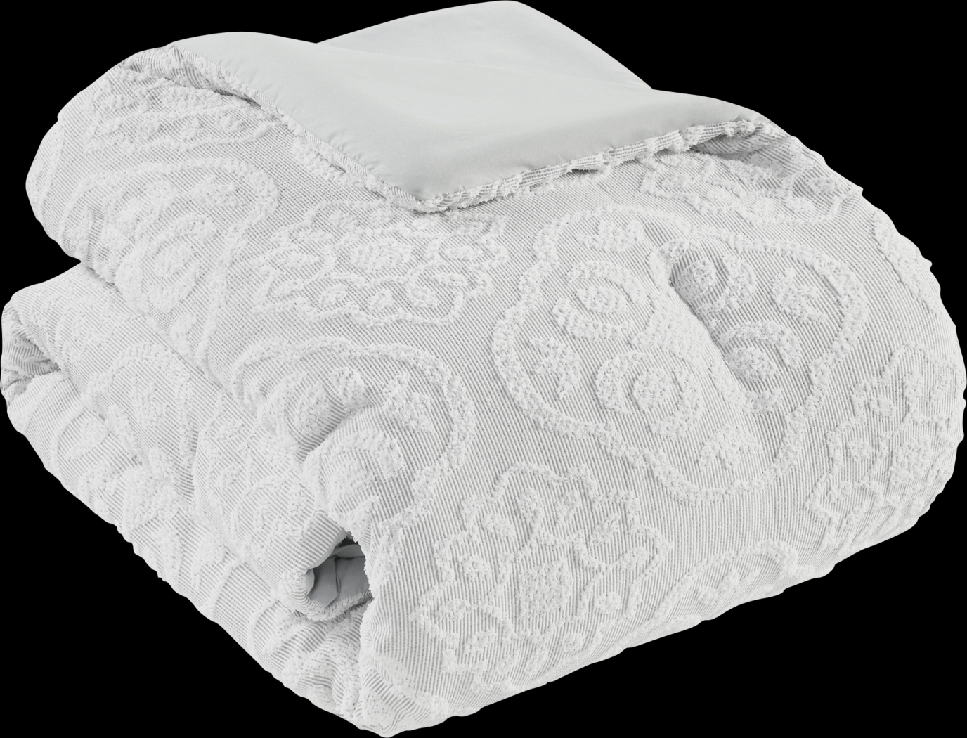 Retama Gray 3 Pc Full/Queen Comforter Set - Thumbnail - Image 10