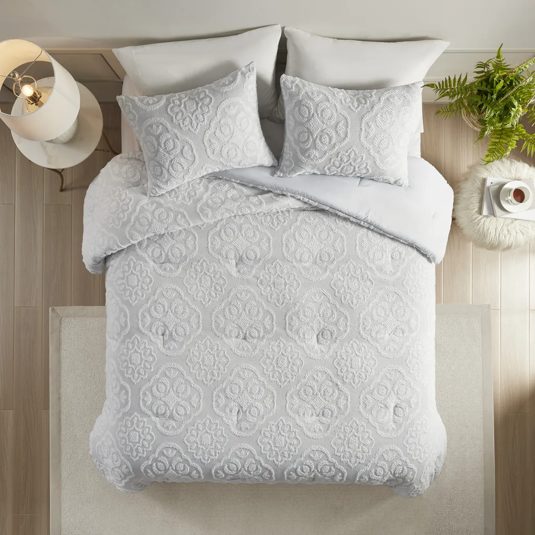 Retama Gray 3 Pc King/California King Comforter Set - Thumbnail - Image 3