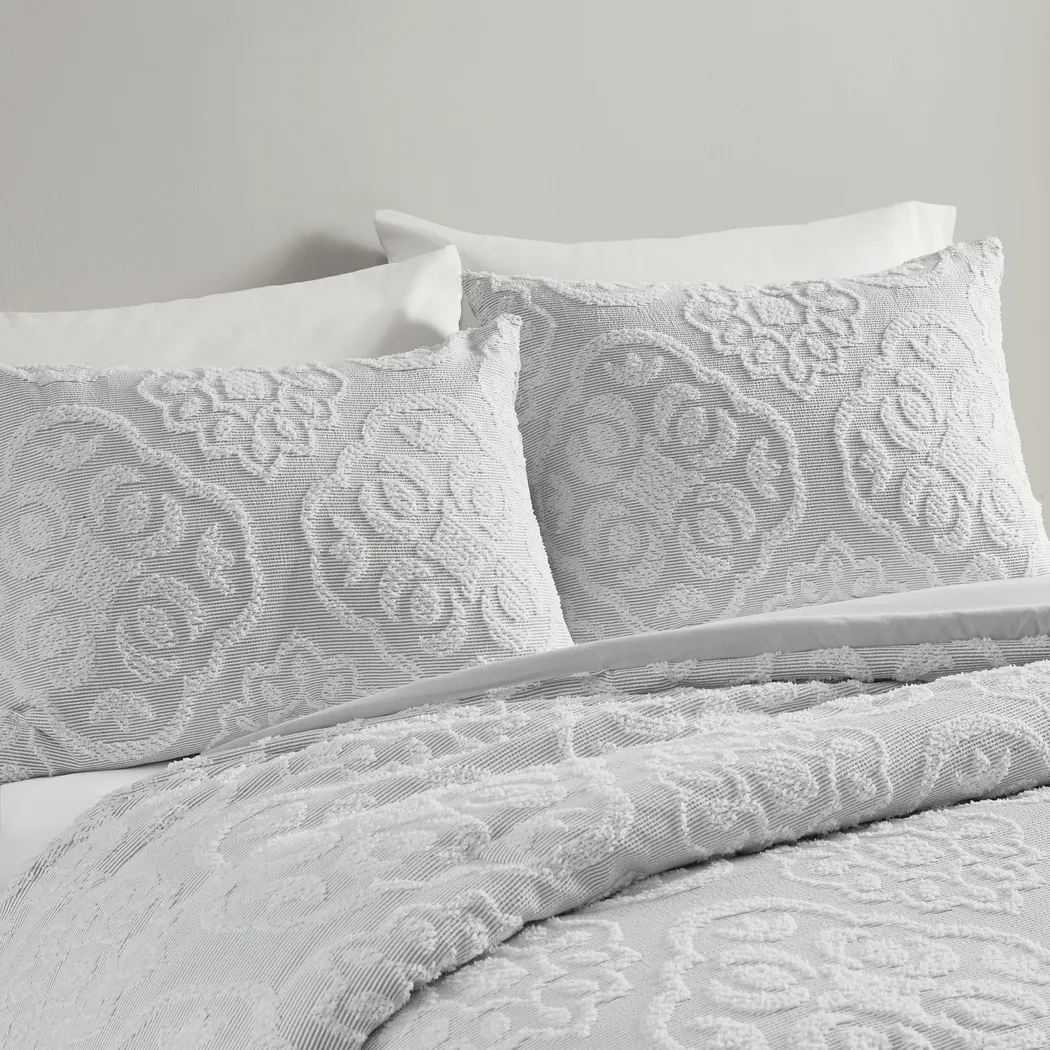 Retama Gray 3 Pc King/California King Comforter Set - Thumbnail - Image 4