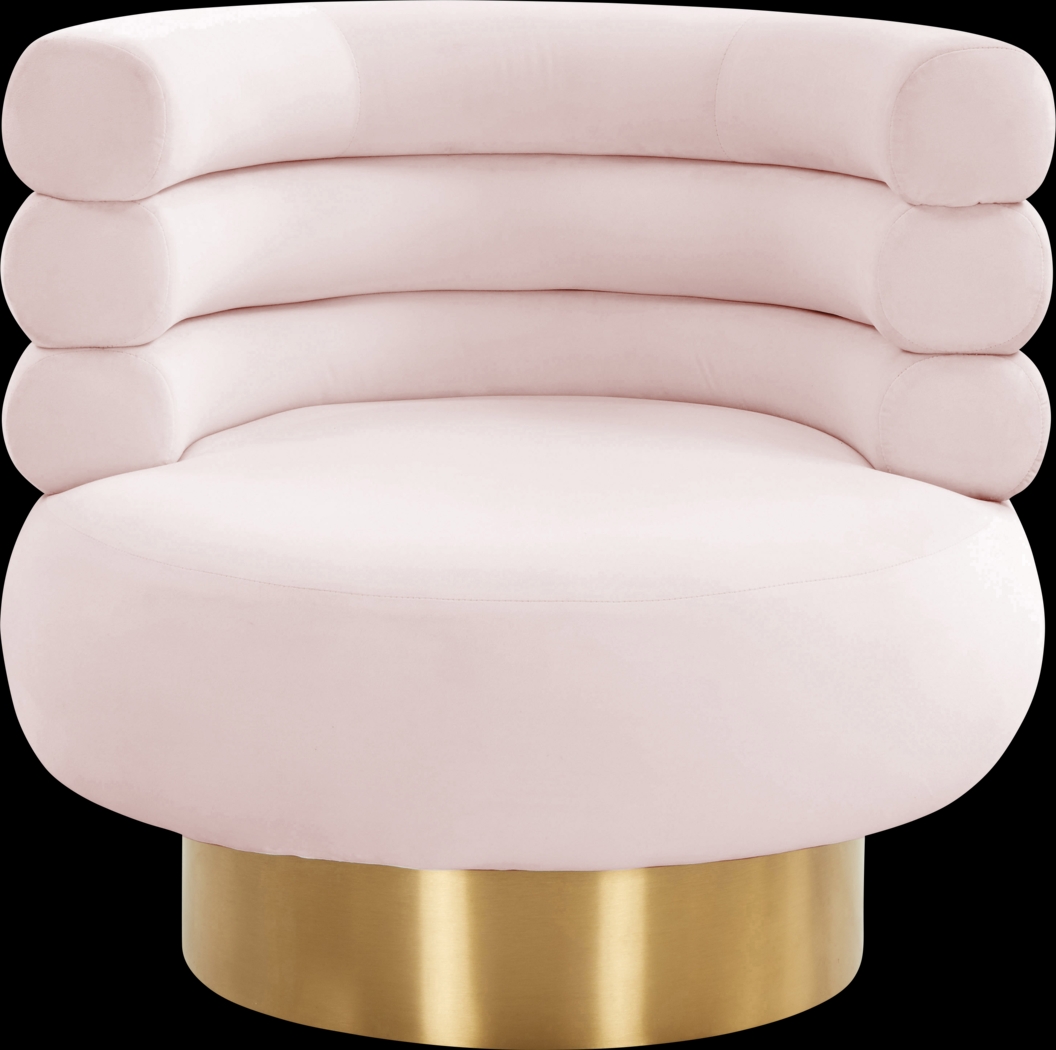 Kids Retro Nest Blush Swivel Chair - Thumbnail - Image 2