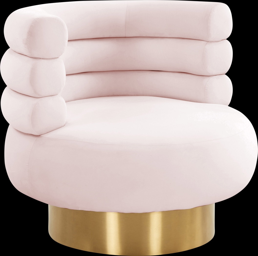 Kids Retro Nest Blush Swivel Chair - Thumbnail - Image 1