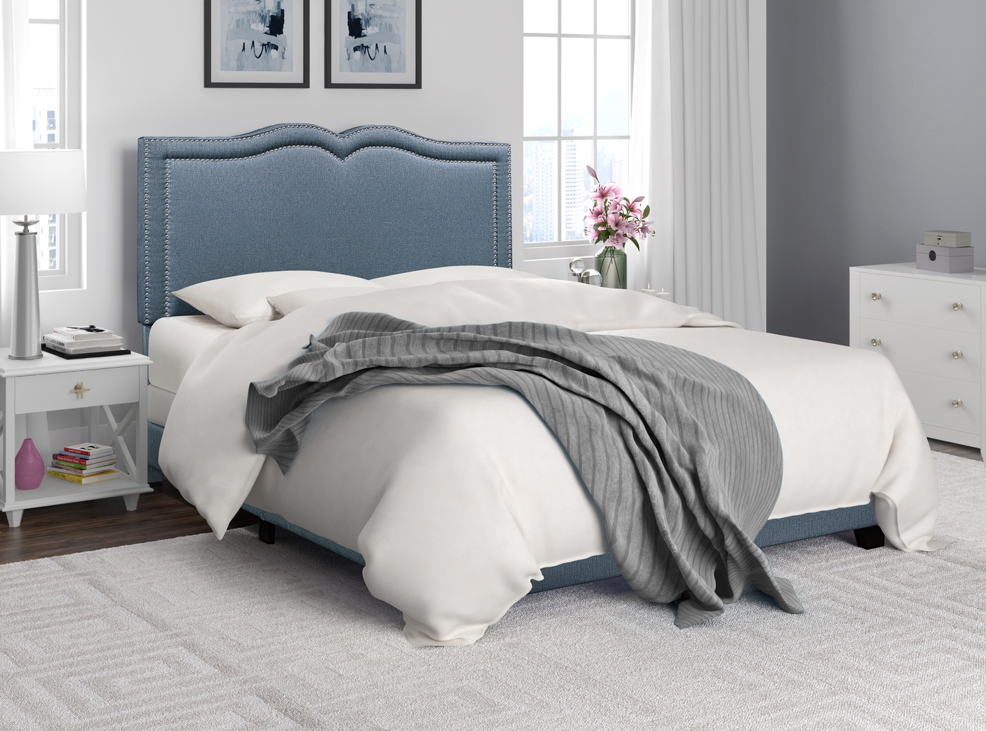 Reva Road Blue King Bed - Thumbnail - Image 6
