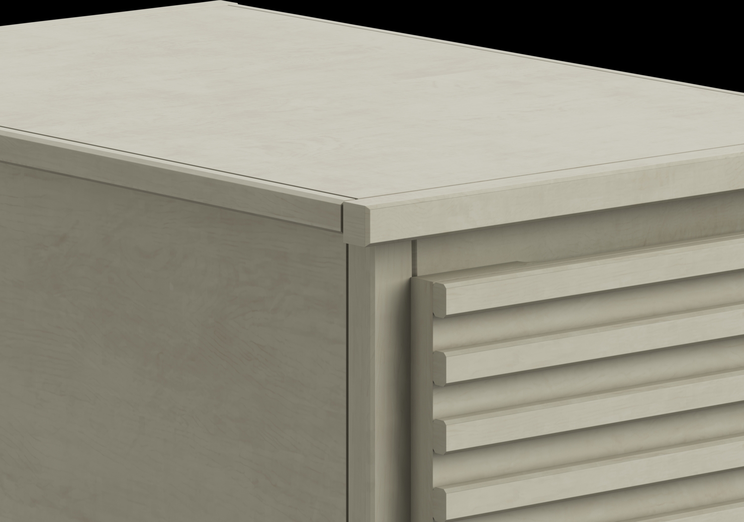 Revei Beige Chairside Table - Thumbnail - Image 3