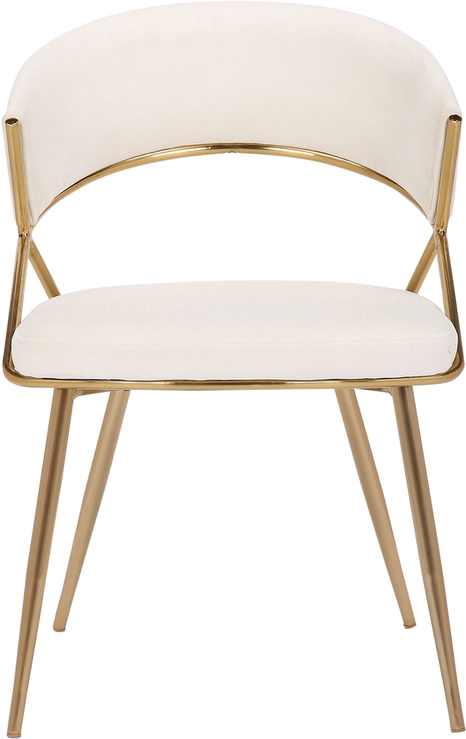 Reverrend Cream Side Chair, Set of 2 - Thumbnail - Image 3