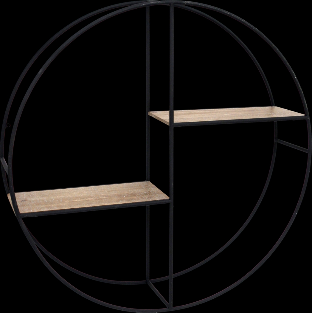 Revington Black Wall Shelf - Thumbnail - Image 1