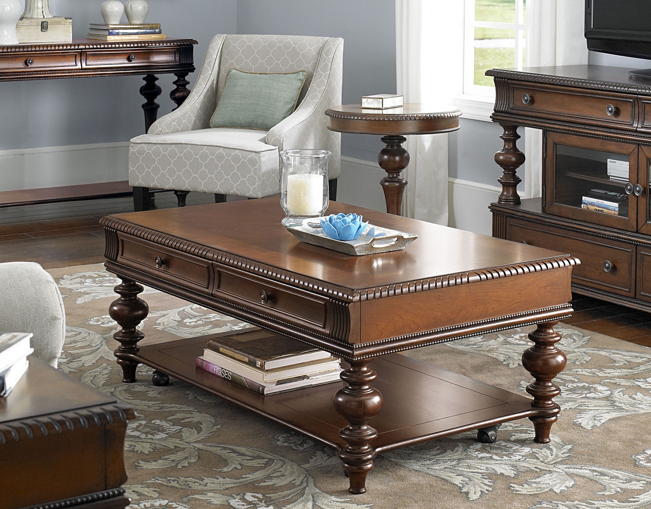 Reykin Cherry Cocktail Table - Thumbnail - Image 2