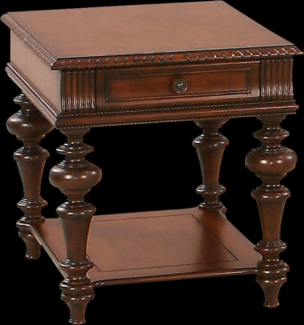Reykin Cherry Side Table - Thumbnail - Image 1