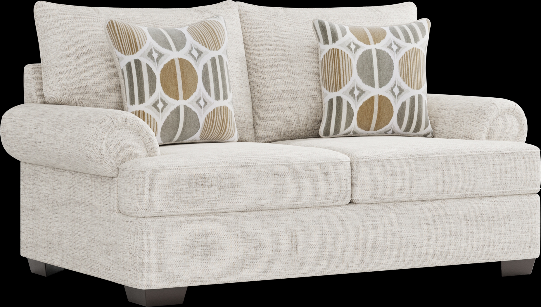 Reyna Point Ivory 7 Pc Living Room with Gel Foam Sleeper Sofa - Thumbnail - Image 7