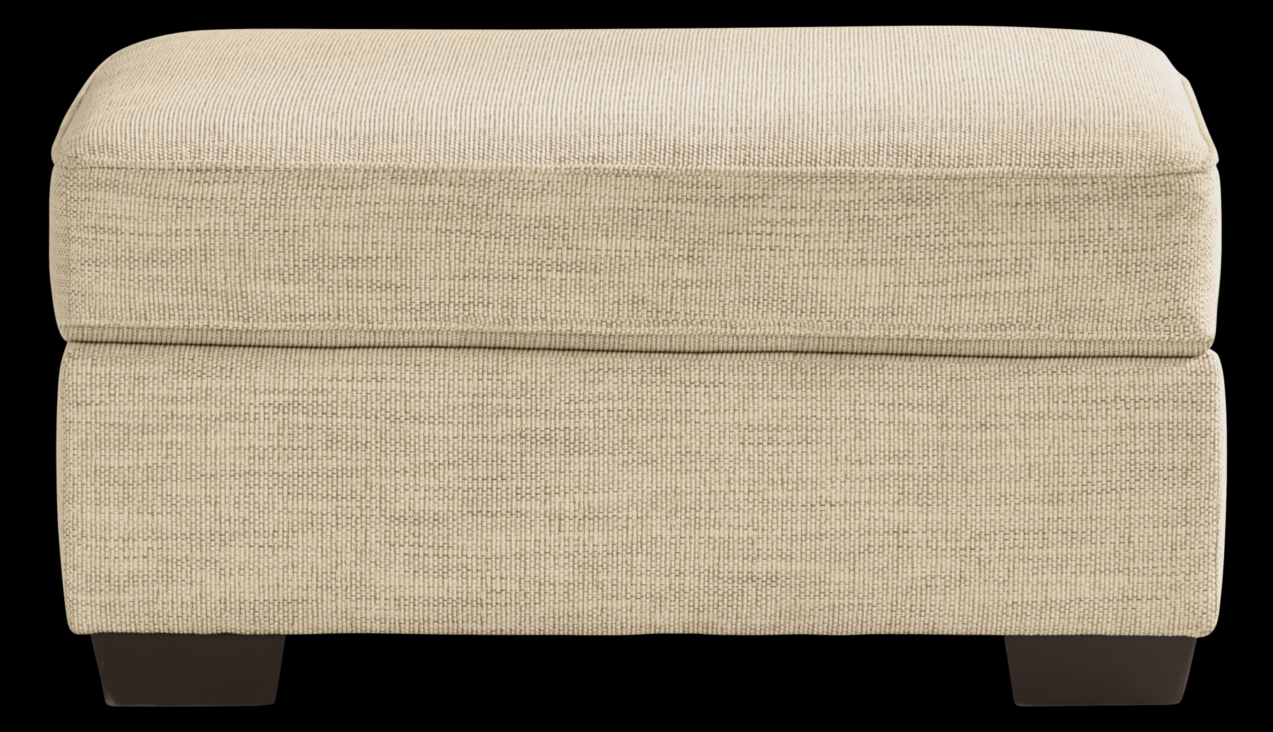 Reyna Point Tan Ottoman - Thumbnail - Image 2