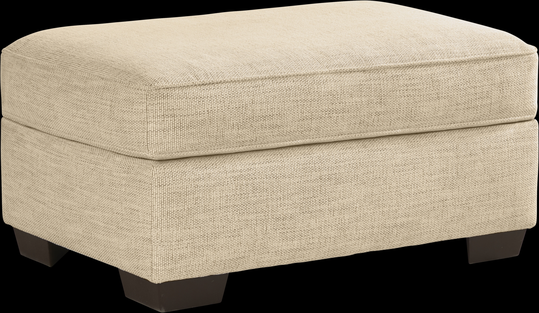 Reyna Point Tan Ottoman - Thumbnail - Image 1