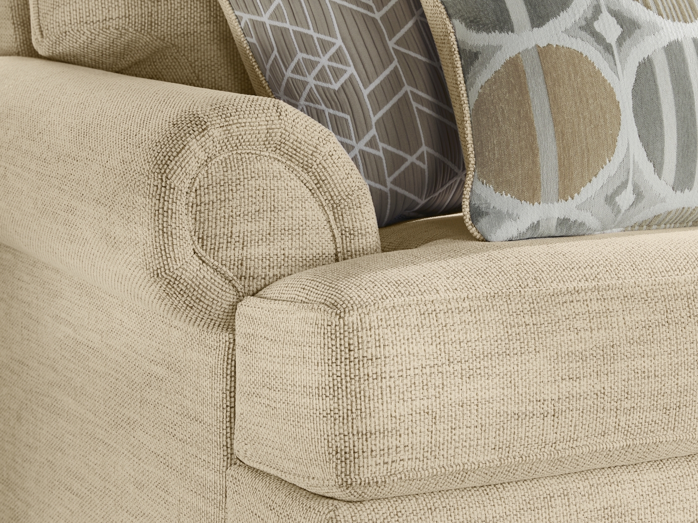 Reyna Point Tan 7 Pc Living Room with Sleeper Sofa - Thumbnail - Image 4