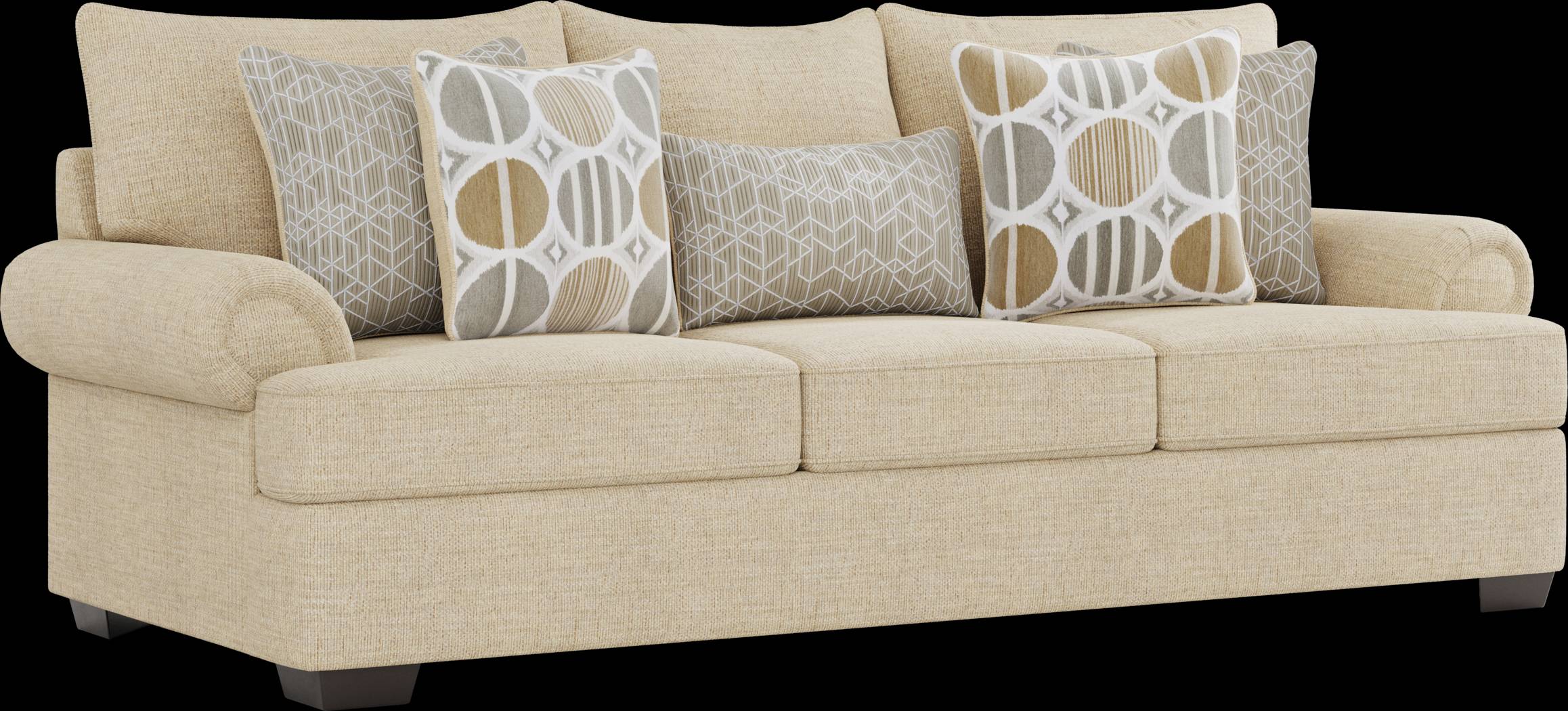 Reyna Point Tan 7 Pc Living Room - Thumbnail - Image 3