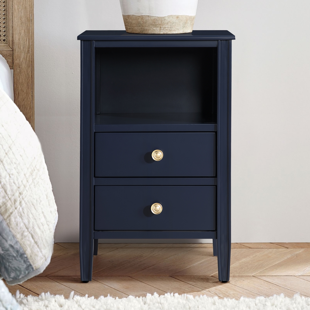 Rhad Blue Nightstand - Thumbnail - Image 2
