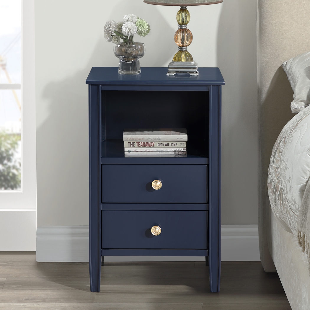 Rhad Blue Nightstand - Thumbnail - Image 4