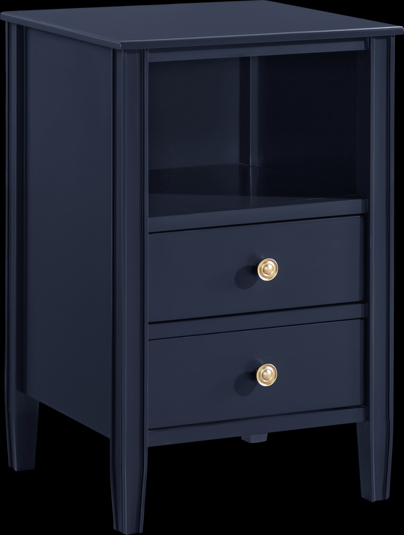 Rhad Blue Nightstand - Thumbnail - Image 1
