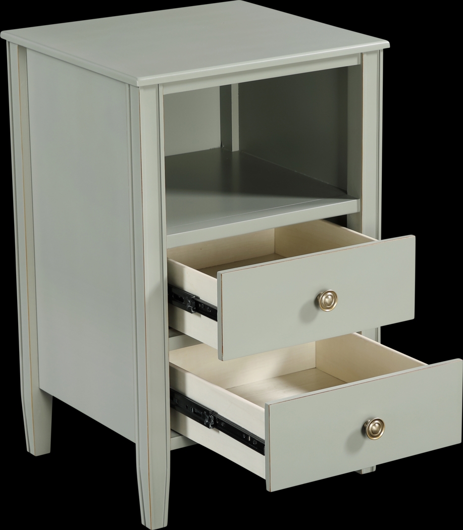 Rhad Gray Nightstand - Thumbnail - Image 11