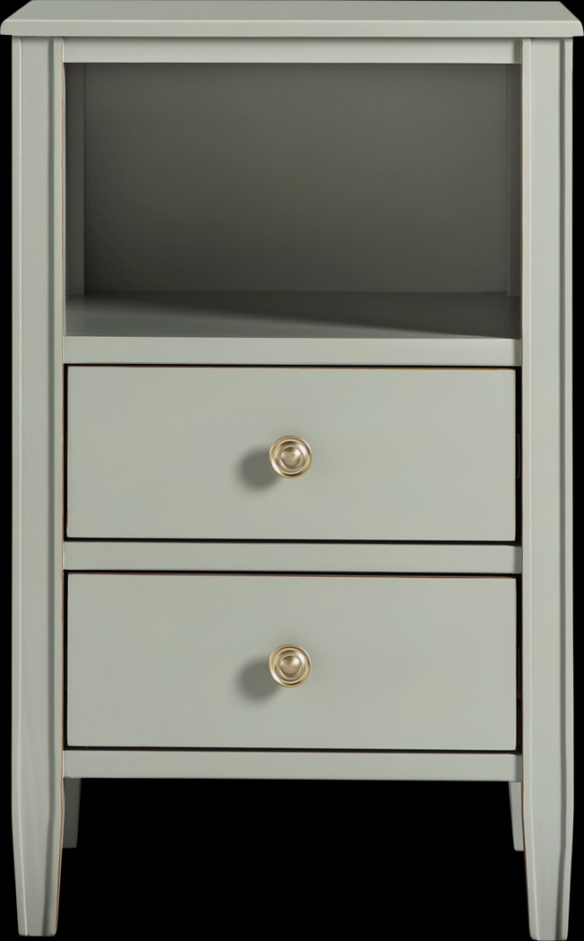 Rhad Gray Nightstand - Thumbnail - Image 6