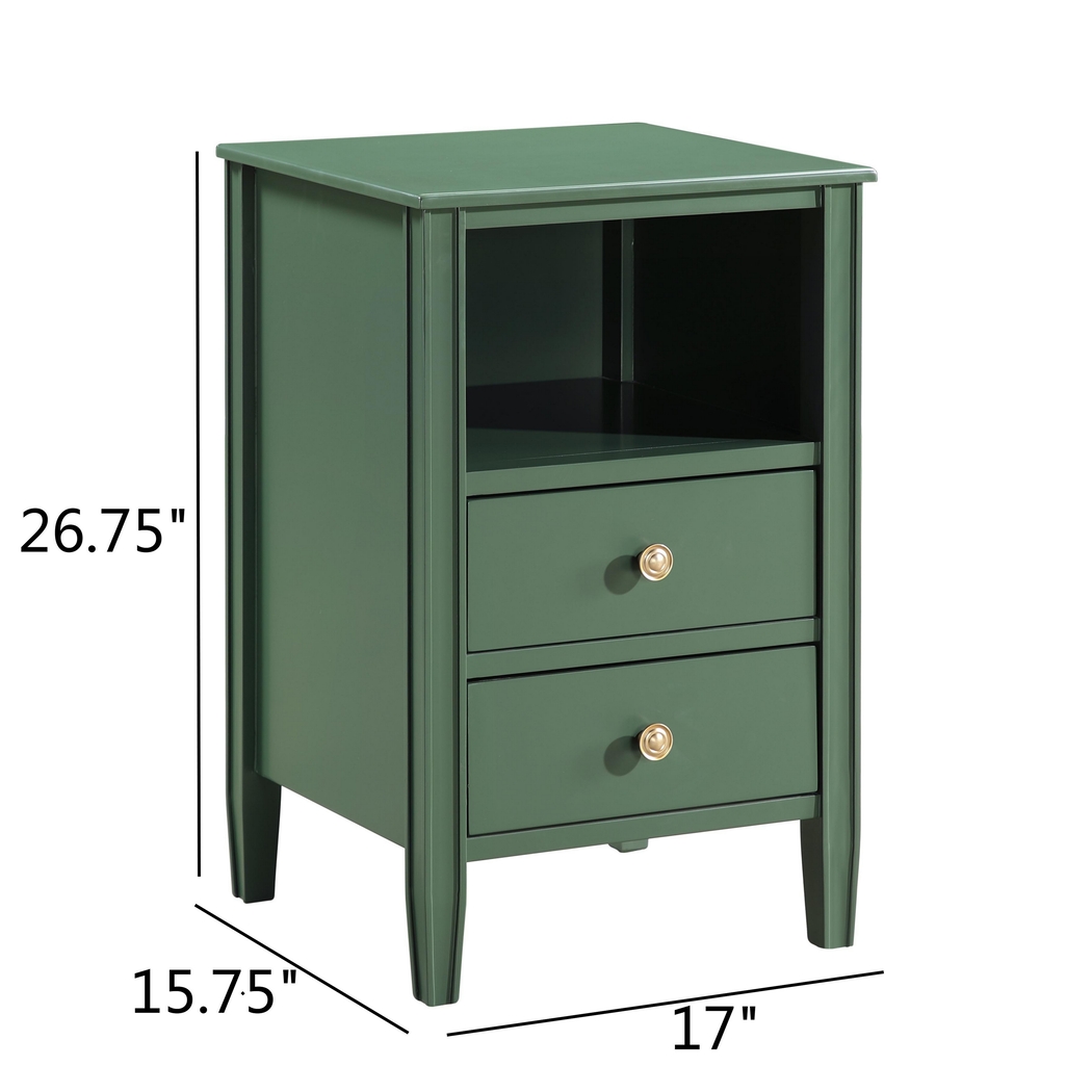 Rhad Green Nightstand - Thumbnail - Image 13