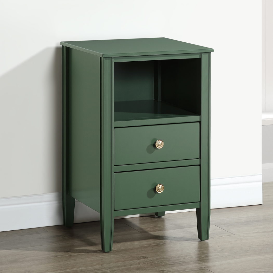 Rhad Green Nightstand - Thumbnail - Image 3