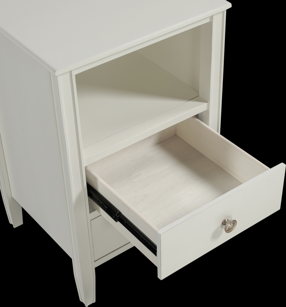 Rhad White Nightstand - Thumbnail - Image 11