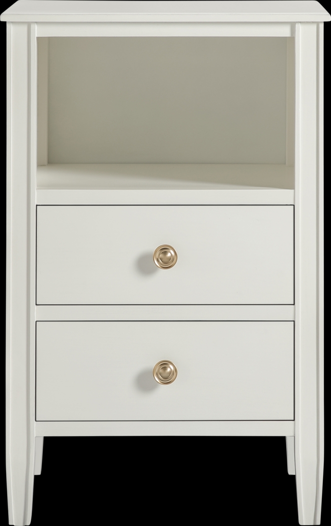 Rhad White Nightstand - Thumbnail - Image 5