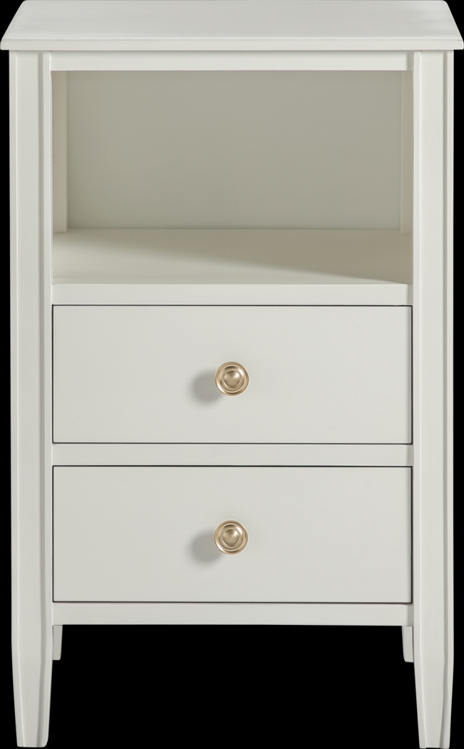 Rhad White Nightstand - Thumbnail - Image 6
