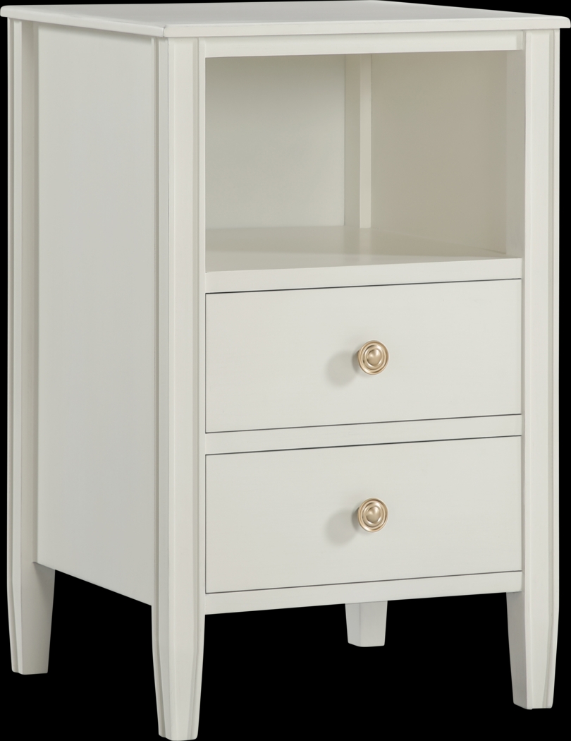 Rhad White Nightstand - Thumbnail - Image 7