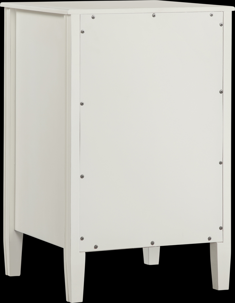 Rhad White Nightstand - Thumbnail - Image 8