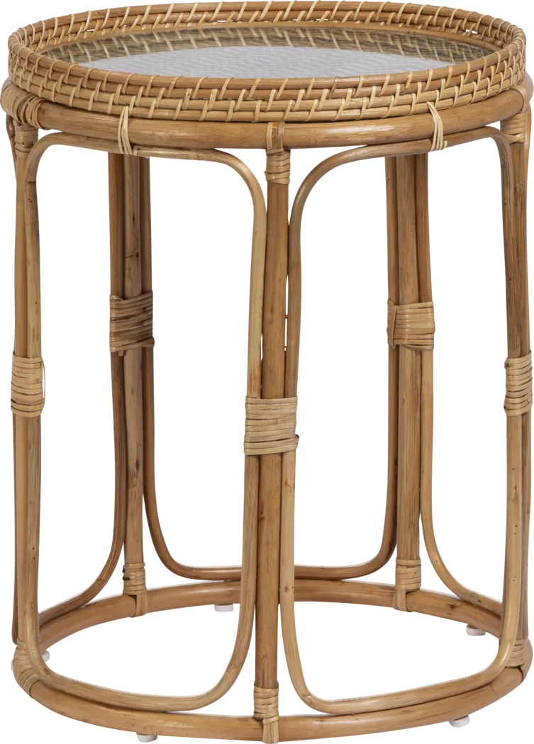 Rhamiel Brown Side Table - Thumbnail - Image 2