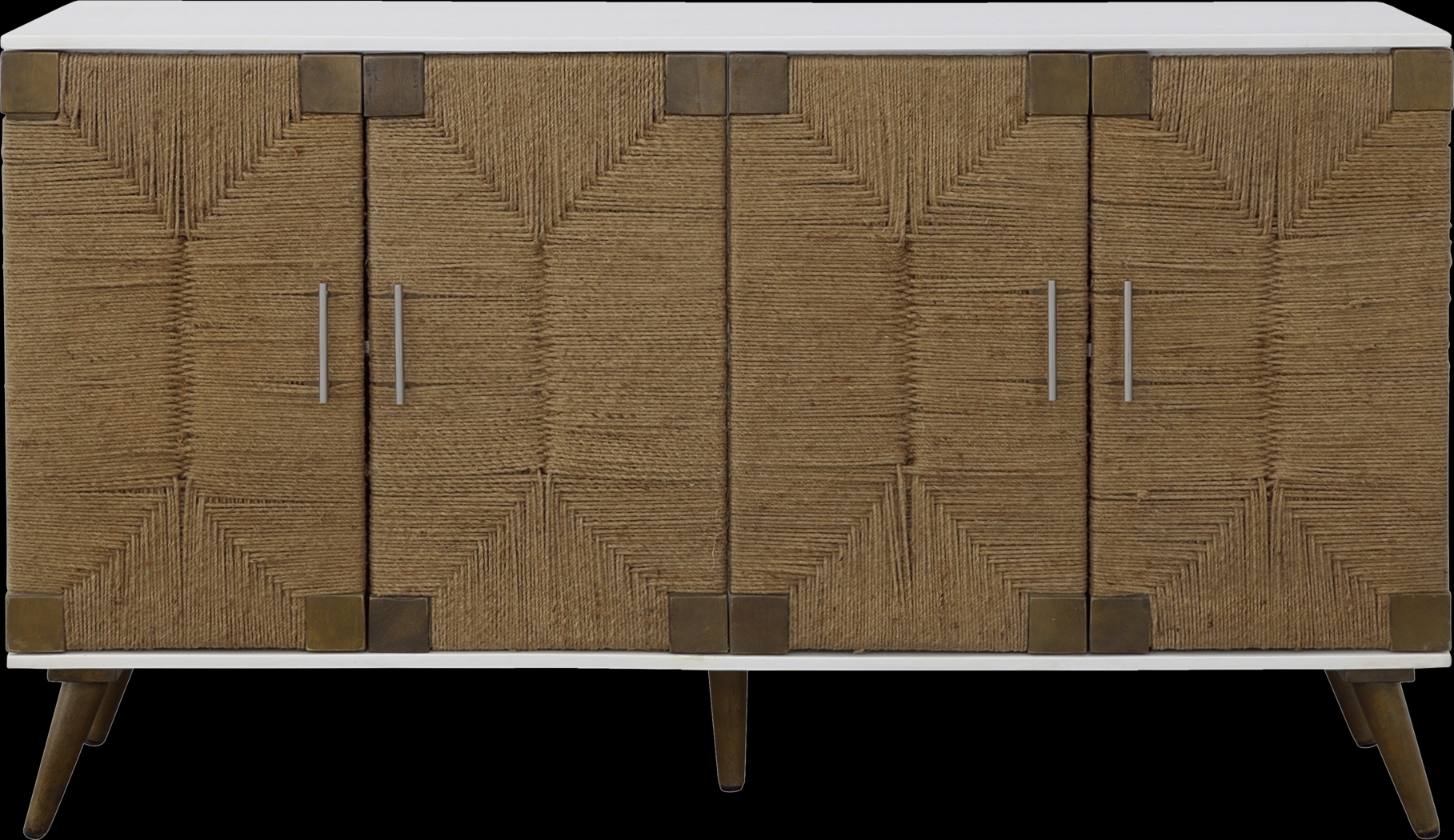 Rhealand White Credenza - Thumbnail - Image 3