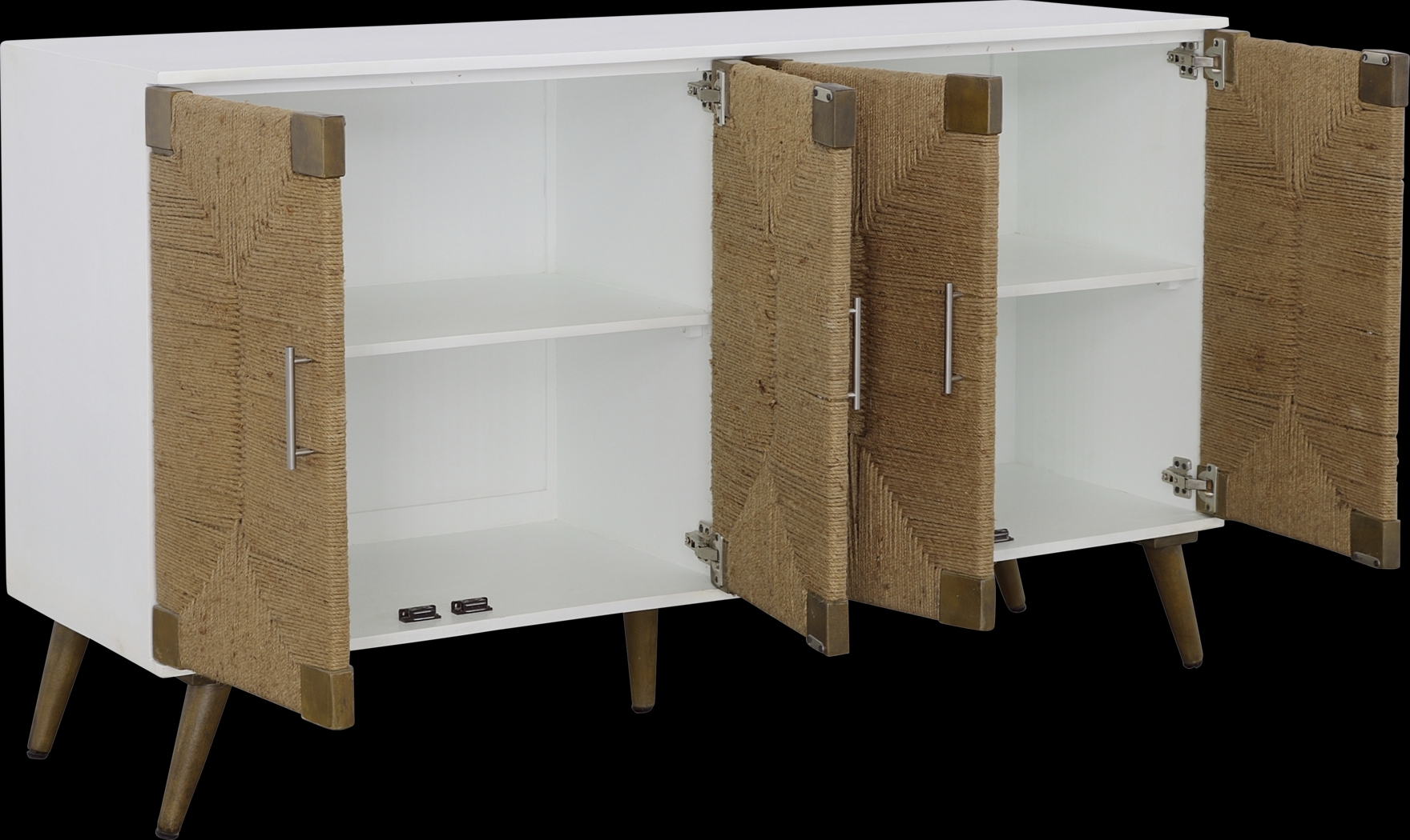 Rhealand White Credenza - Thumbnail - Image 4