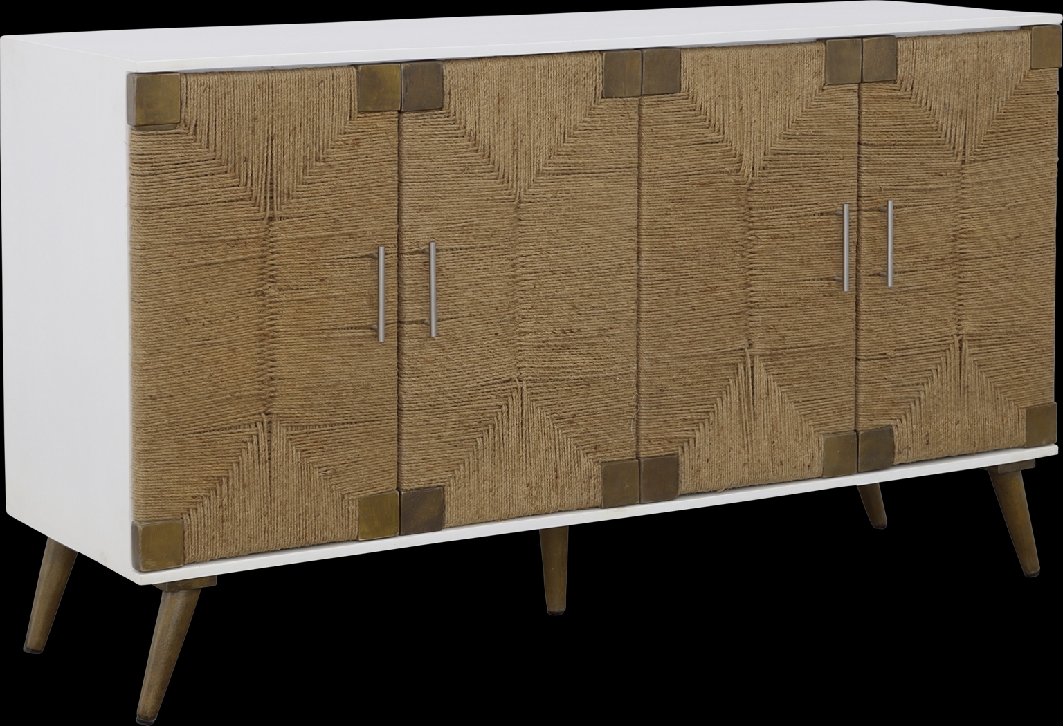 Rhealand White Credenza - Thumbnail - Image 1
