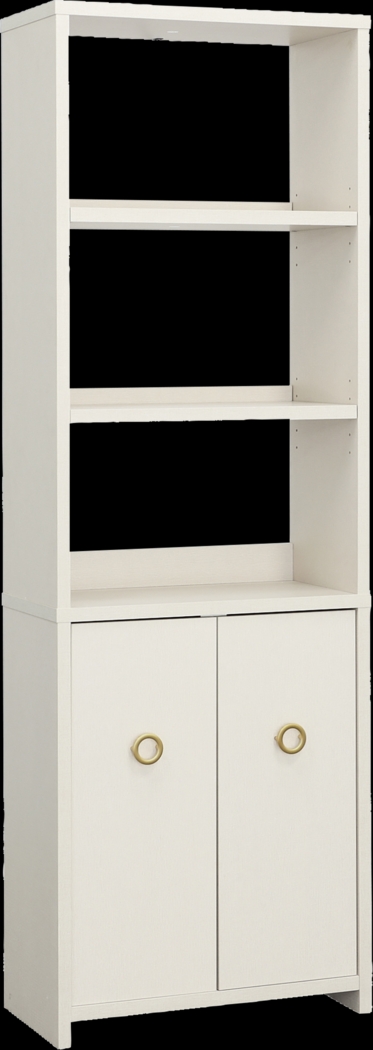 Rheault White Bookcase - Thumbnail - Image 1