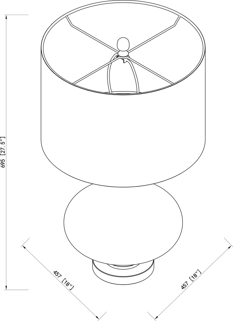 Rhett Peak Ivory Lamp - Thumbnail - Image 10