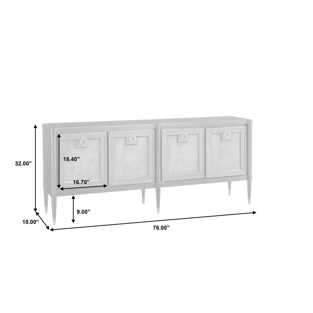 Rhinoshine Black Sideboard - Thumbnail - Image 3