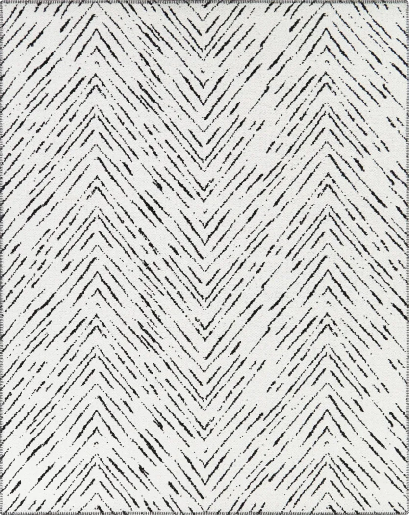 Rhis White 5'3 x 7' Rug - Thumbnail - Image 1